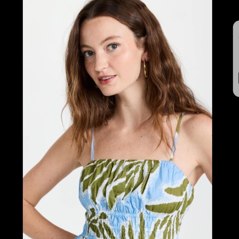 Tanya Taylor‎ Polina Top and Hazelle Skirt Matching Set Tropical Print Size: 1X - Picture 2 of 9